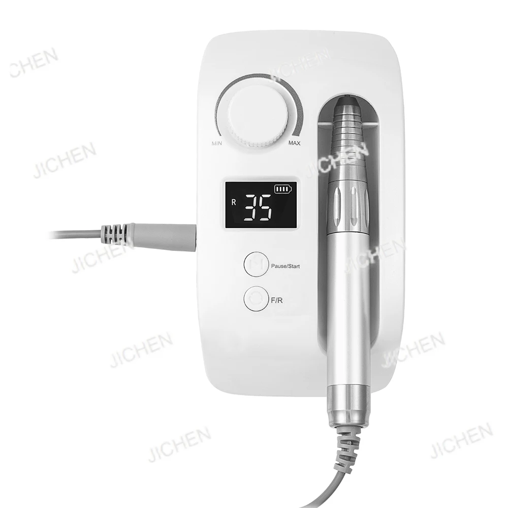 

Neu 2024 Rechargeable Nail Polish Low Noise 35000RPM Brushless Salon New Plastic Nail Drill