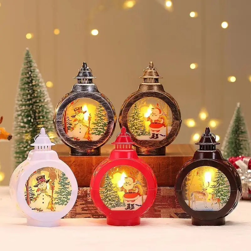 Free Shipping 5pcs/Lot Qualisub Sublimation Blank Led Lantern Lighs Night Lamp ​for Christmas Printing New DIY Gift