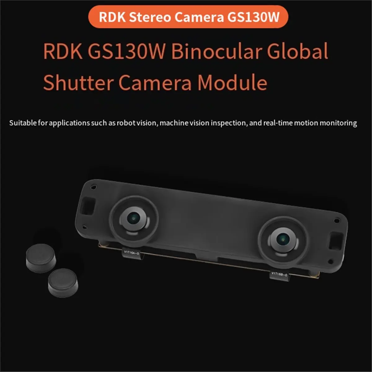 OKgood RDK Stereo Camera GS130W Binocular Global Shutter Camera Module for Applications Such As Robot Vision Inspection