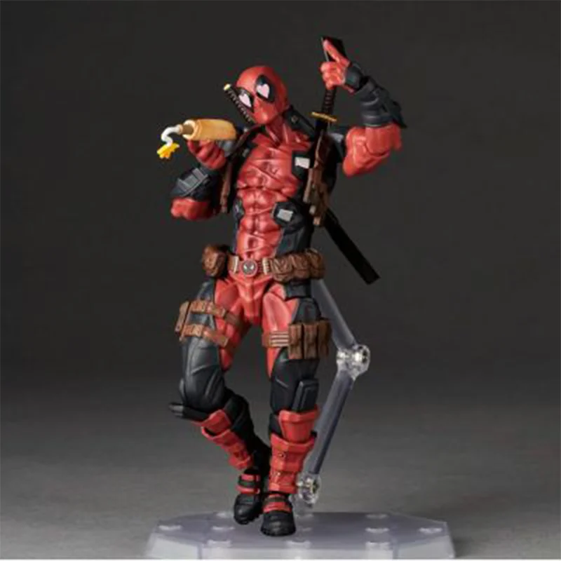 

【100%original】KAIYODO in Stock X-Force - Deadpool Deadpool Amazing Yamaguchi Revoltech - Ver. 2.5 Garage Kit Gifts Toys Model