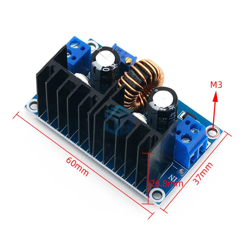 XL4016 PWM Adjustable 4-36V To 1.25-36V Step-Down Board Module Max 8A 200W DC-DC Step Down Buck Converter Power Supply