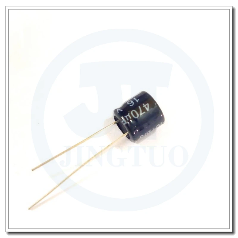 Capacitor eletrolítico de alumínio radial, 470uF16V, 16V470uF, 470MFD, 16WV, 8x7mm, 10 PCes