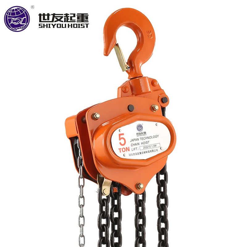 

Best Selling Factory Wholesale Quality Assurance Chain Block 10 Ton 10 Ton Chain Blocks Chain Block