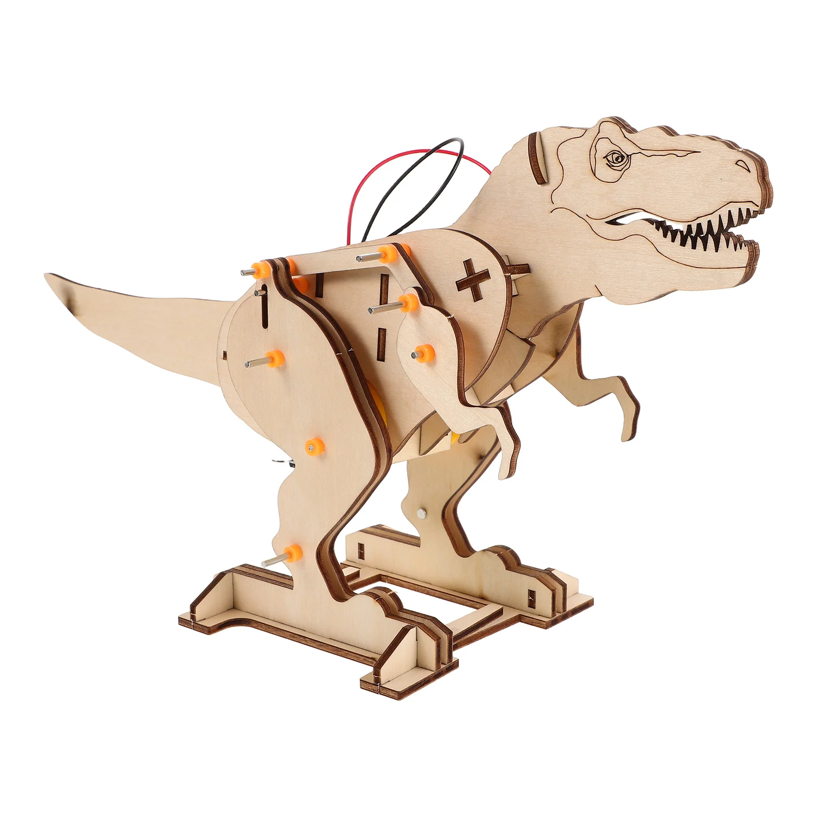 Tyrannosaure – jouet d'assemblage de dinosaure, modèle de construction, Kit de figurines d'action, puzzle en bois 3d, bricolage, jouets dinosaures, artisanat Robot
