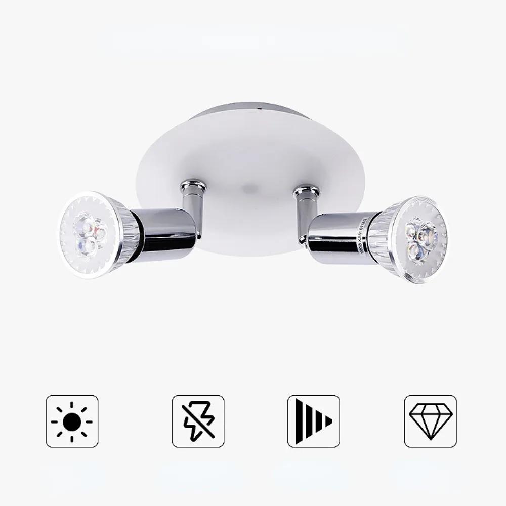 Lámpara de techo LED para decoración de comedor, foco de fondo, escaleras, pasillo, luces de mesita de noche, pantalla de lámpara de ajuste de ángulo