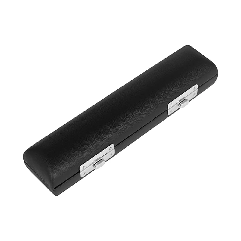 

TURE, 1 шт., кожаная коробка для хранения пикколо с 16 отверстиями, черная кожа для предотвращения ударов, коробка пикколо, деревянная коробка пикколо