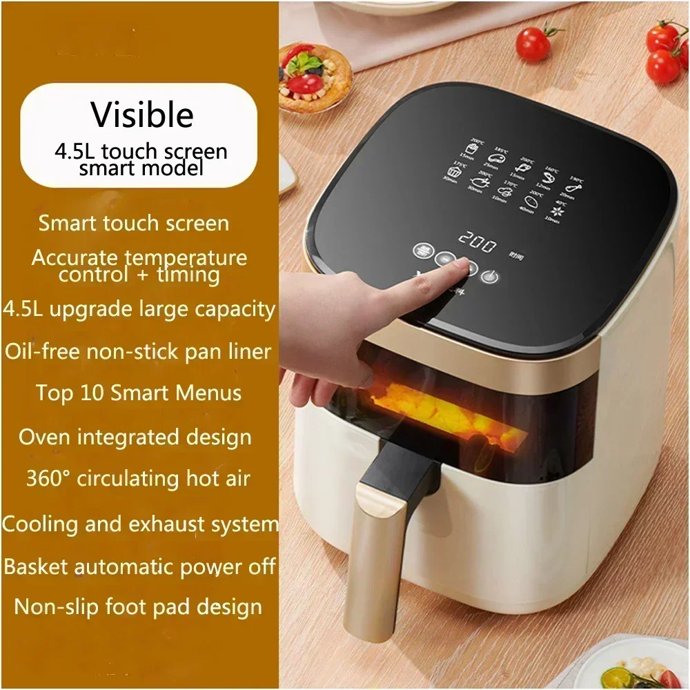 Home air fryer multifunctional electric fryer new model with large capacity electric potato fryer oven