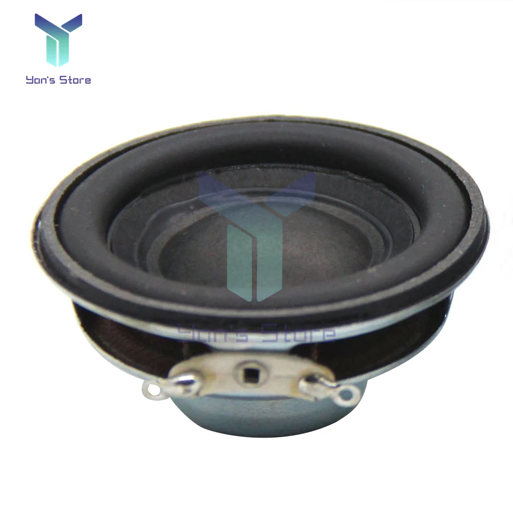 1Pcs 50MM Mini Audio Portable Speaker 16 Core 4 Ohm 5W Full Range Bass Loudspeaker Rubber Side NdFeB Magnetic Speakers