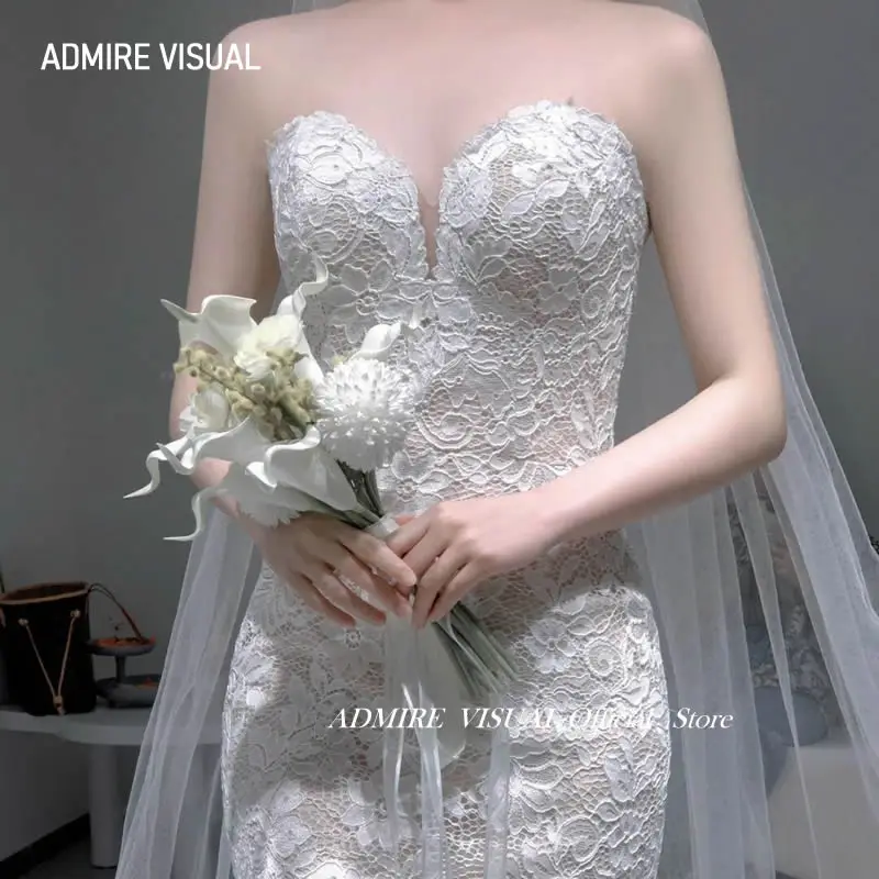 Áo CướI 2022 Nàng Tiên Cá Cho Nữ Ren Người Yêu Cổ Tự Làm Plus Kích Thước Cô Dâu-Áo Choàng Vestidos De Novia