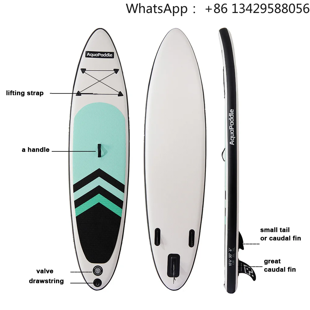 Stand-Up Surfboard Seaside Beach Water-skiing Surfboard Pulp Board Water Sports Thicken PVC Surfing Paddle Board