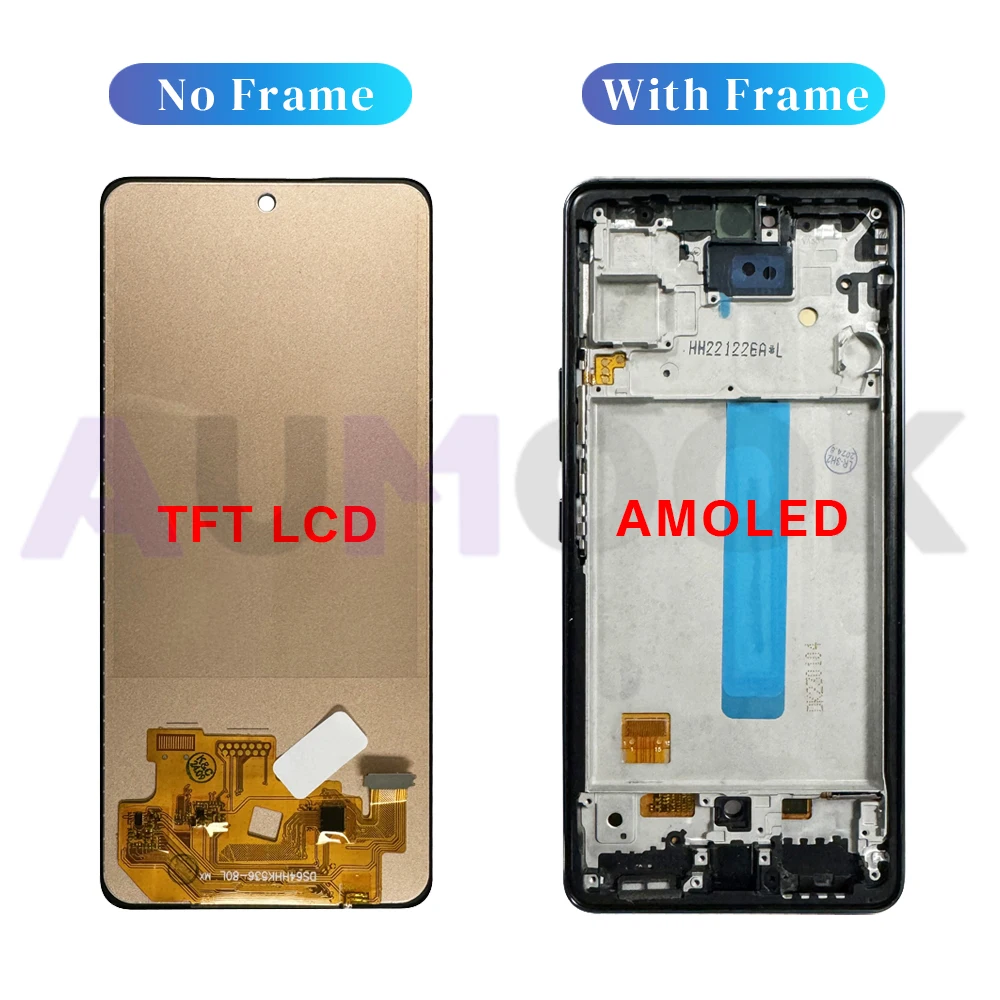 6.5" Super AMOLED For Samsung A53 5G Display Touch Screen Digitizer For Samsung A536B A536U A5360 A536E With Frame LCD Screen image 4