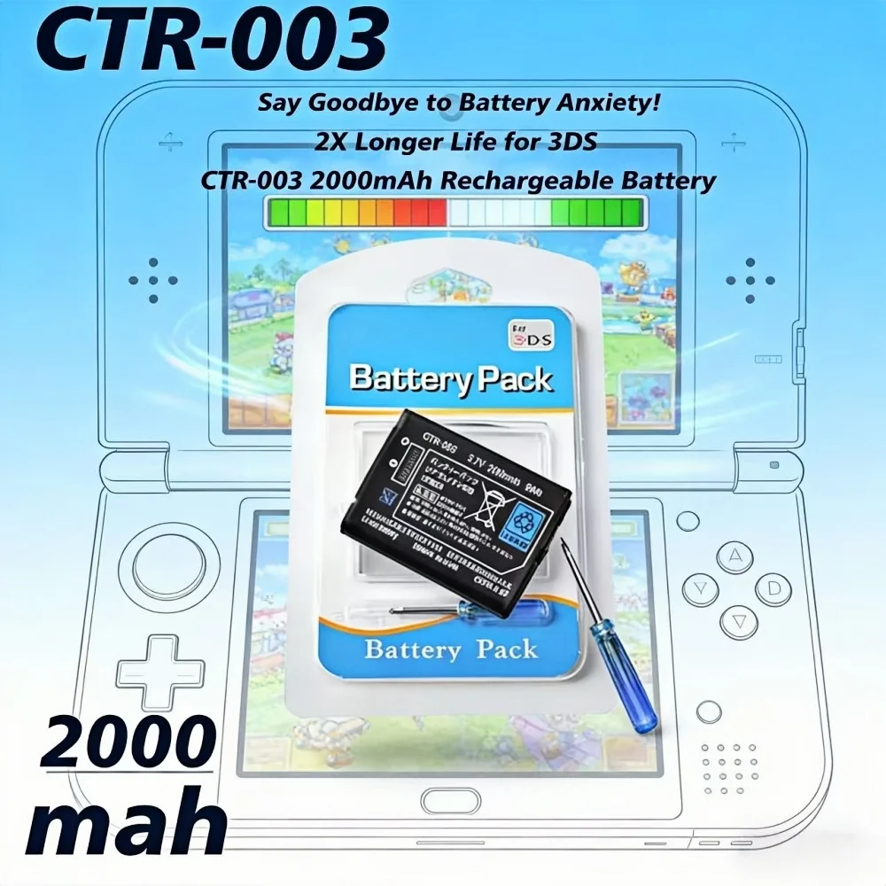 2000Mah 3.7V CTR-00…