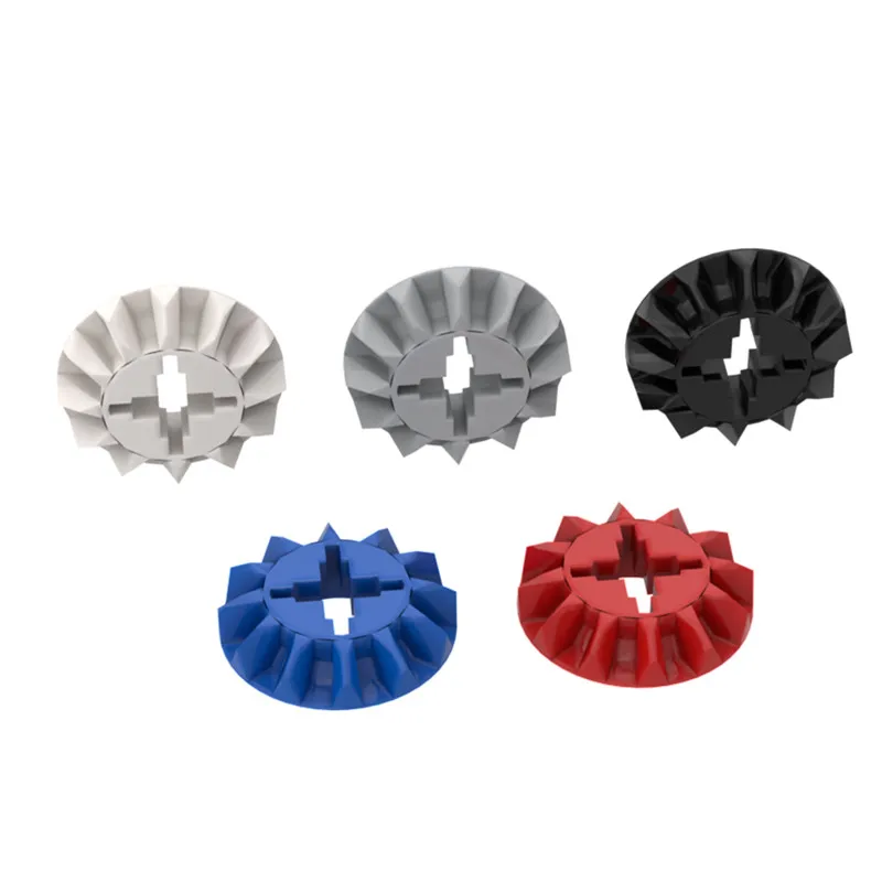 10pcs 6589 Gear 12 Teeth Bevel Brick Parts Building Blocks Accessories Assemble Replaceble Changeover Particle DIY Kid Gift Toy