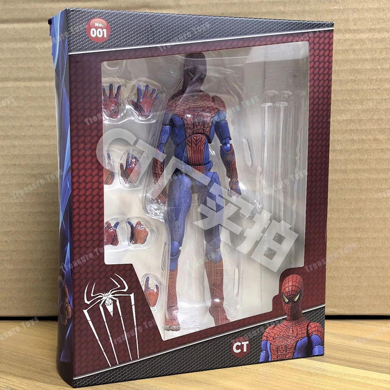 Ct Toys Spiderman Mafex 001 Mafex 143 Peter Parker Andrew Garfield The Amazing Spider-Man 2.0 Anime Action Figures Custom Gifts