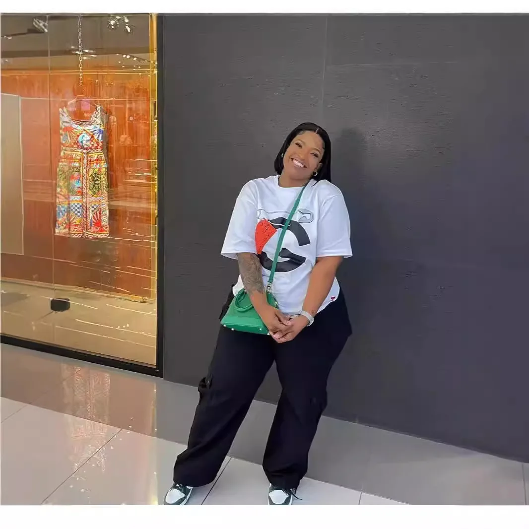 2 Piece Sets African Sets For Women New African Print Elastic Bazin Baggy Pants Rock Style Dashiki Famous Suit Lady Outfits 2025