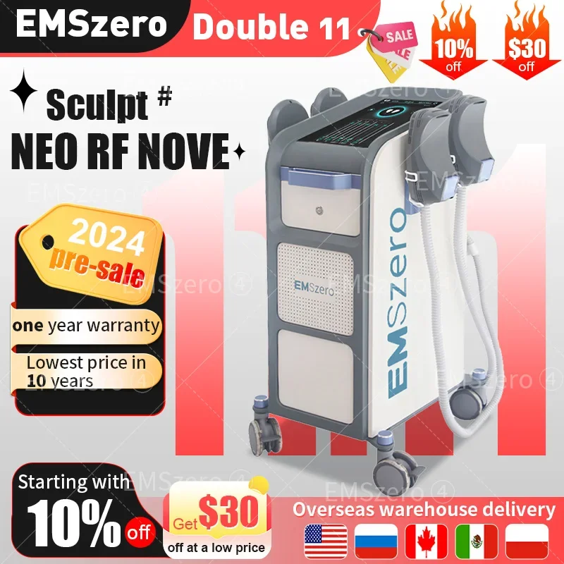 

6500W DLS-EMSzero Pro Body Sculpting Machine EMS Weight Loss Stimulate Muscle Slimming Home Appliances Nova RF Emszero