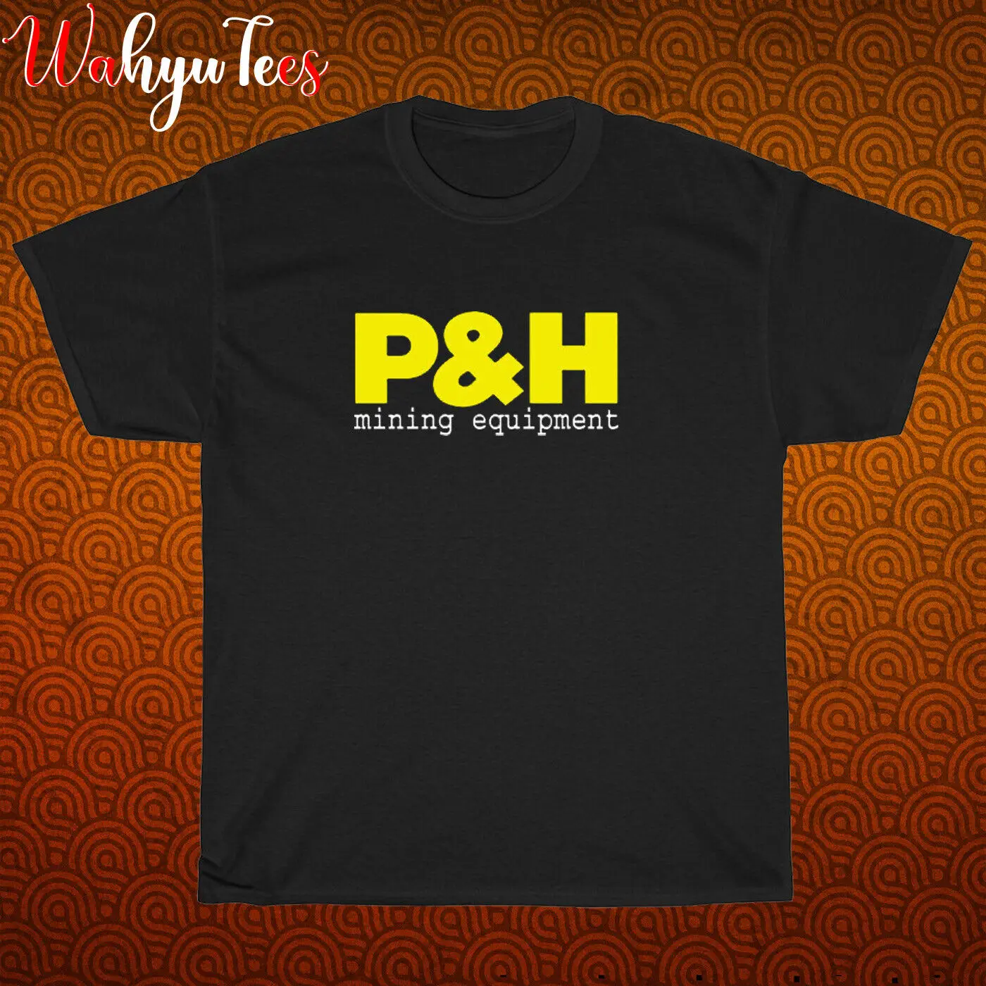 New Shirt P&H Mining Equipment Logo Black/Navy/Grey/White T-Shirt Size S-5XL