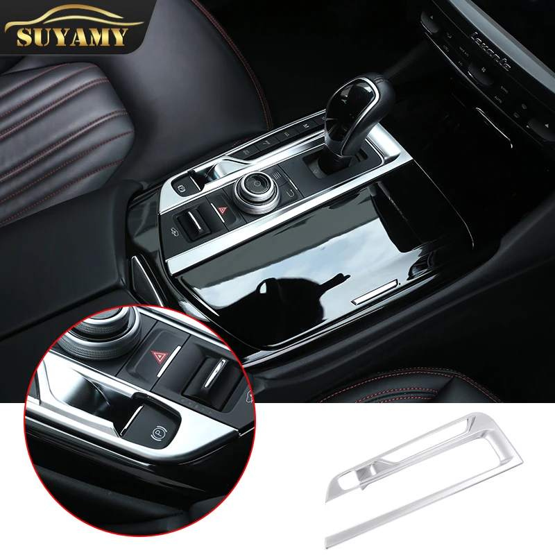 

Car Console Gear Shift Panel Trim Frame Covers Sticker Trim Refit Styling ABS Interior Parts For Maserati Levante 2016-2018 LHD