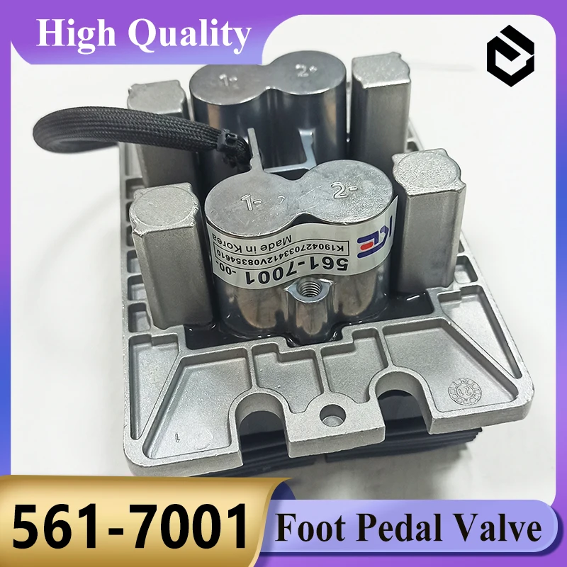 561-7001 Foot Pedal Valve 5617001 Foot Valve for Caterpillar CAT E320D E323D E320GC E323G E330GC E336GC E345GC E349GC Excavator