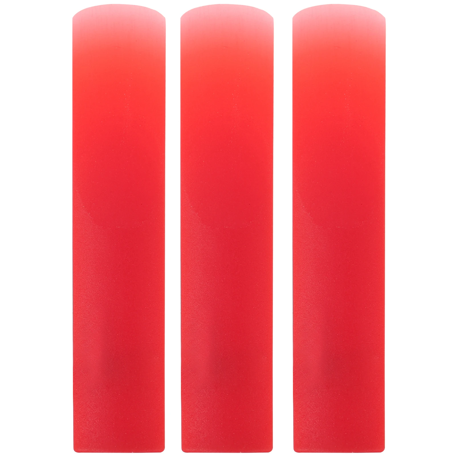

3 Pcs Resin Clarinet Accesories Accessories Saxophone Reeds for Clairnet Replacement Red Plastic