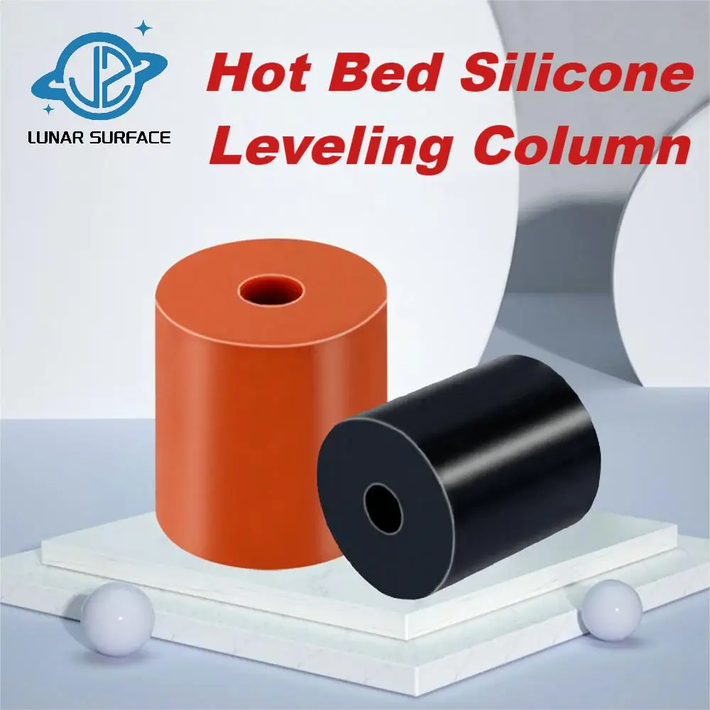 LS-3D Printer Part 4Pcs/Lot Hot Bed Silicone Leveling Column Platform Silicone Shock Absorber Leveling Device Can Replace Spring