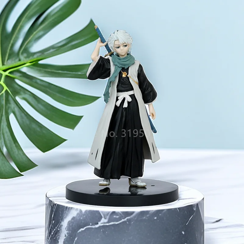 Bandai Original Banpresto Solid And Souls Bleach Hitsugaya Toushirou Zaraki Kenpachi Unohana Retsu Anime Action Figures Toys