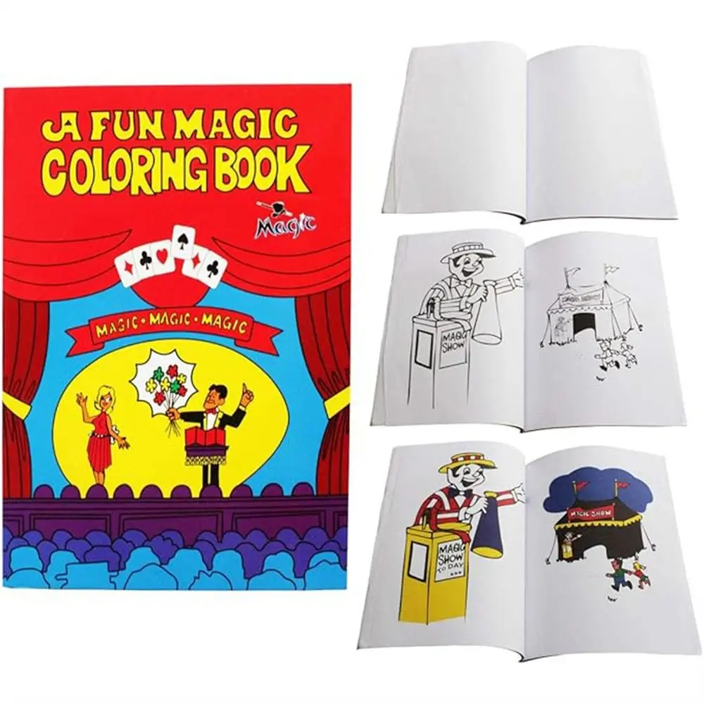 Children Teens Adults Magic Trick Book Magic Prop Magic Coloring Book Comedy Magic Classic Toys Magician Game