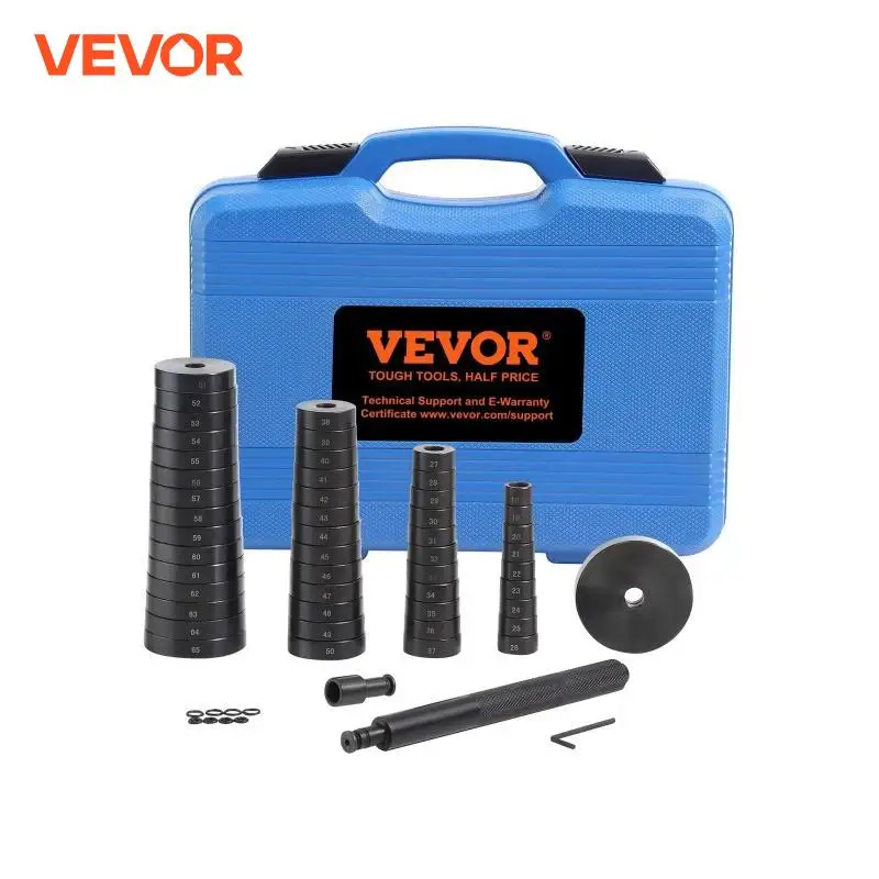 VEVOR 52PCS Custom Bushing Bearing & Seal Driver Set Transmission Wheel Axle Bearing Race Seal Driver Installer Remover 18-65mm