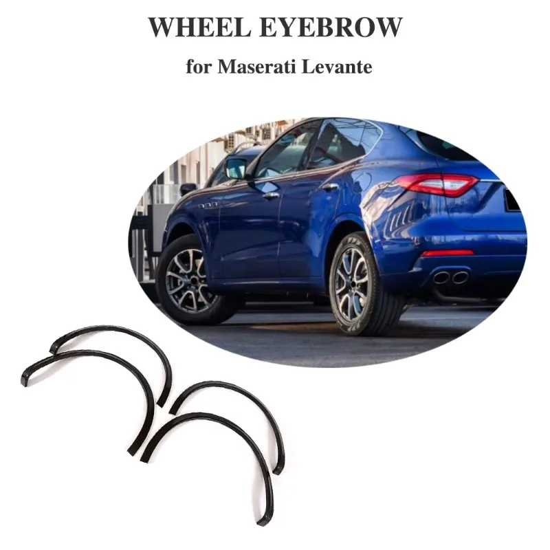 

Carbon Fiber Car Wheel Fender Flare Trims for Maserati Levante 16-18