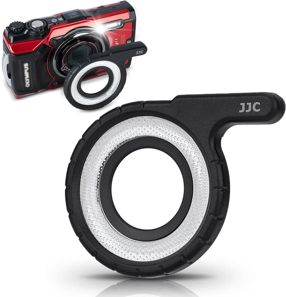 JJC LEDライトガイドリングは、オリンパスLG-1マクロリングライト