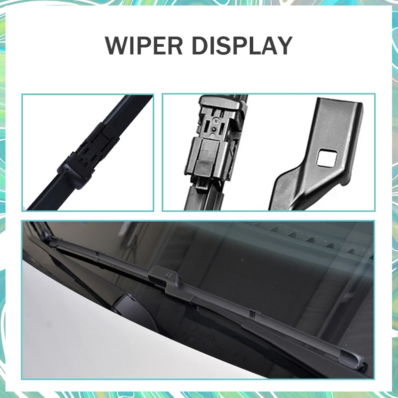 For BYD Yuan Plus Atto 3 2021 2022 2023 Front Wiper Blades Brushes Cleaning Windshield Windscreen Washer Car Accessories Auto