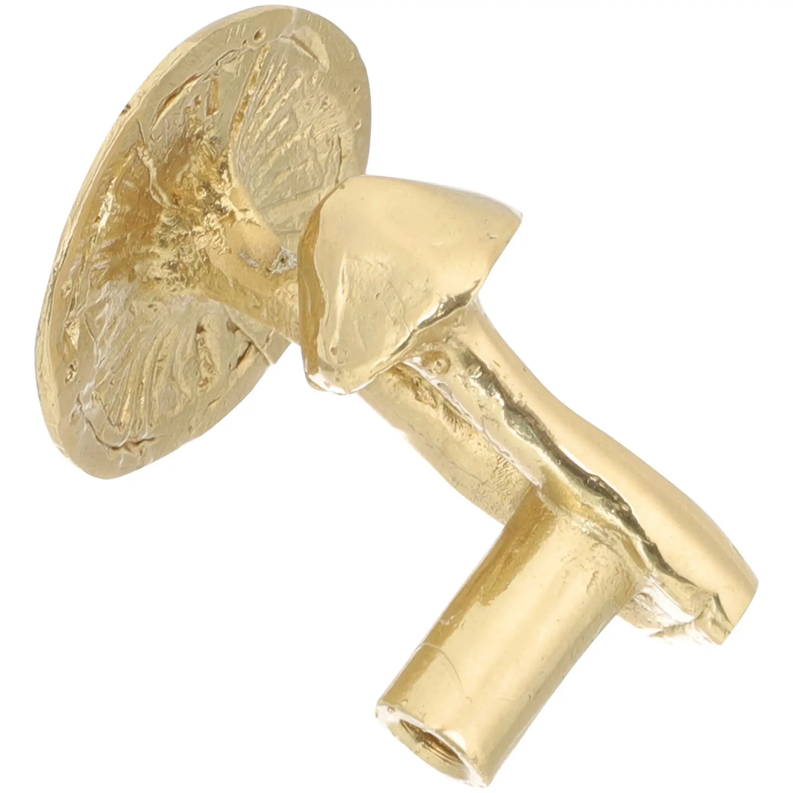

Brass Drawer Pulls Mushroom Single Hole Knobs Cabinet Handles Wardrobe Door Furniture Kitchen Cupboard Hardware