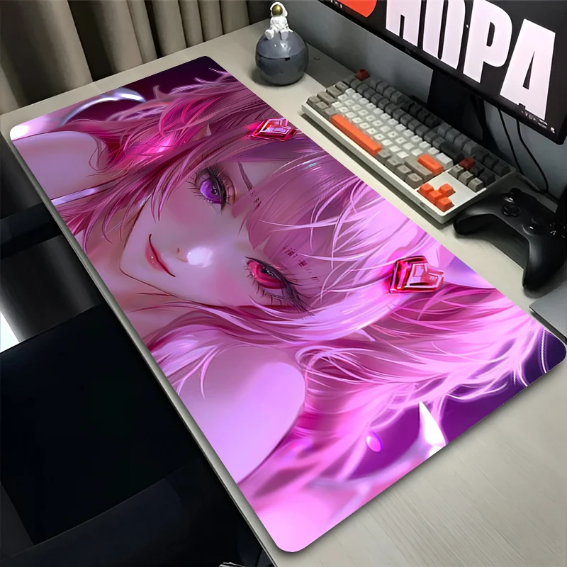 Mouse Pad kawaii Gaming Accessories VShojo Ironmouse E-sports Gamers Desk Mat VShojo Michi Mochievee Keyboard Mat Anime Mousepad