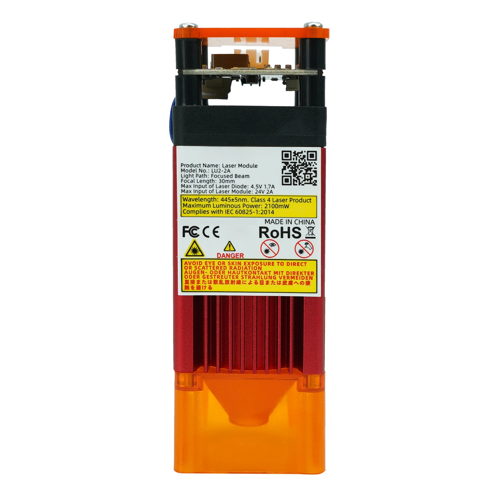 ORTUR LU2-4-SF 24V upgraded laser module 5W laser power fixed focus engraving machine accessories