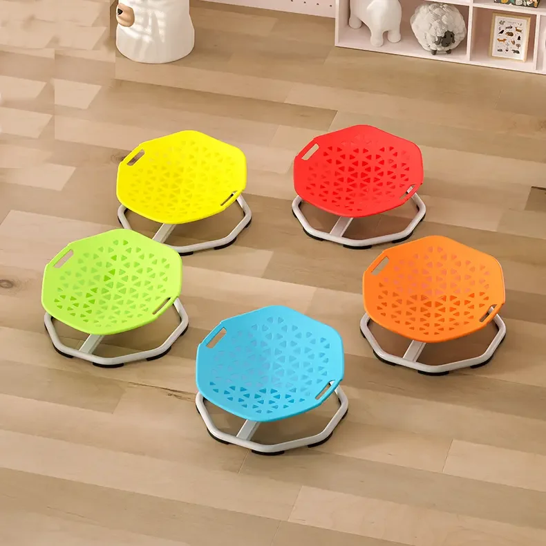 

Children Training Equipment Improve Physical Coordination Sensory Wobble Swivel Chair Kids Spinning Chair for Autism