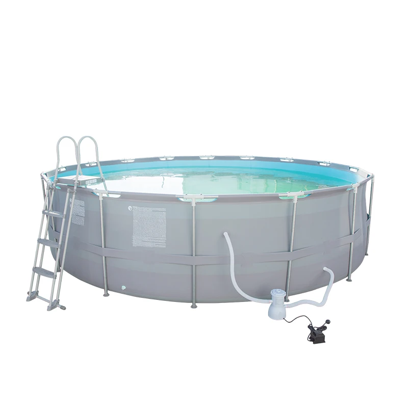 

Ultra-strong 5.4M Family Round Frame Pool For Swimming With Pool Ladder