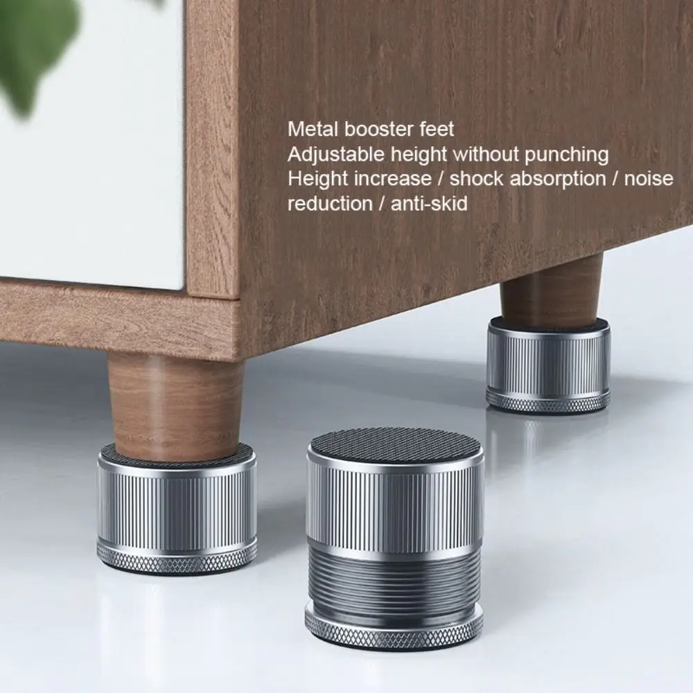 Sturdy Heightening Pad Anti Slip Heightening Furniture Risers Adjustable Height Shock Proof Adjustable Risers Home Use