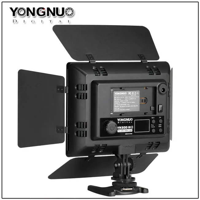 Yongnuo YN300 III YN-300 III 3200k-5500K CRI95 Camera Photo LED Video Light Optional with AC Power Adapter