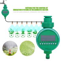 Garden Automatic Watering Timer Intelligent Drip Irrigation System LCD Display Home Horticultural Equipment Accessories For Farm