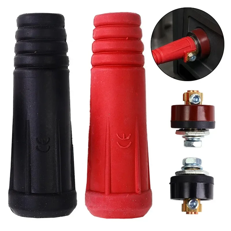 Quick Fitting Male Female Cable for DKJ10-25 European Welding Machine Cable Welding Cable Connector
