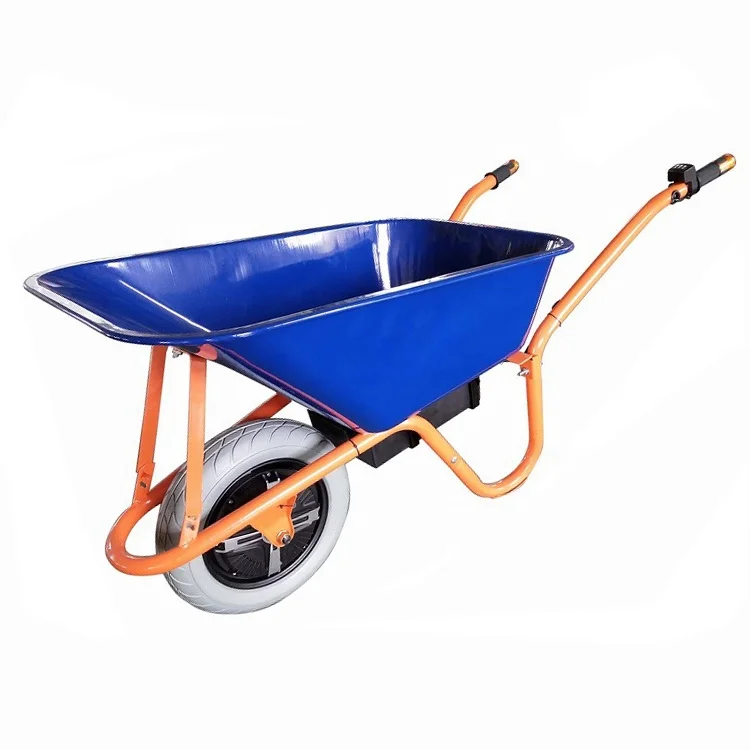 【Best-selling】150kg Load Electric Single Wheel Hand Trolley Cart Electric Battery Electric Wheelbarrow - Image 3