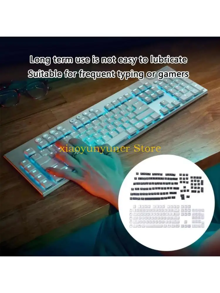 

P9JB Ergonomic Replacement Caps NonGlossy Finish for G915/G913 Rapid Typing Solution