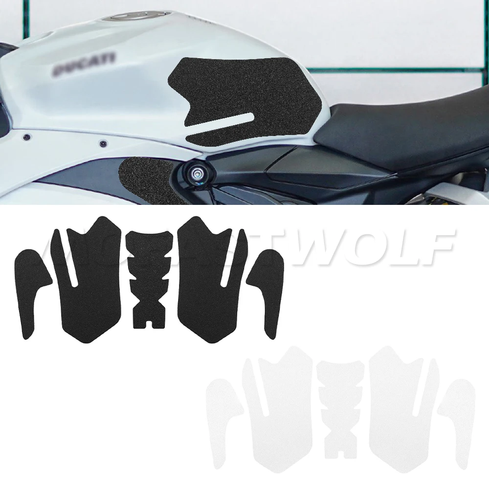 يصلح ل DUCATI PANIGALE V2 899 959 1199 1299 دراجة نارية عدم الانزلاق خزان الوقود ملصقات قبضة الركبة منصات الجر الشارات