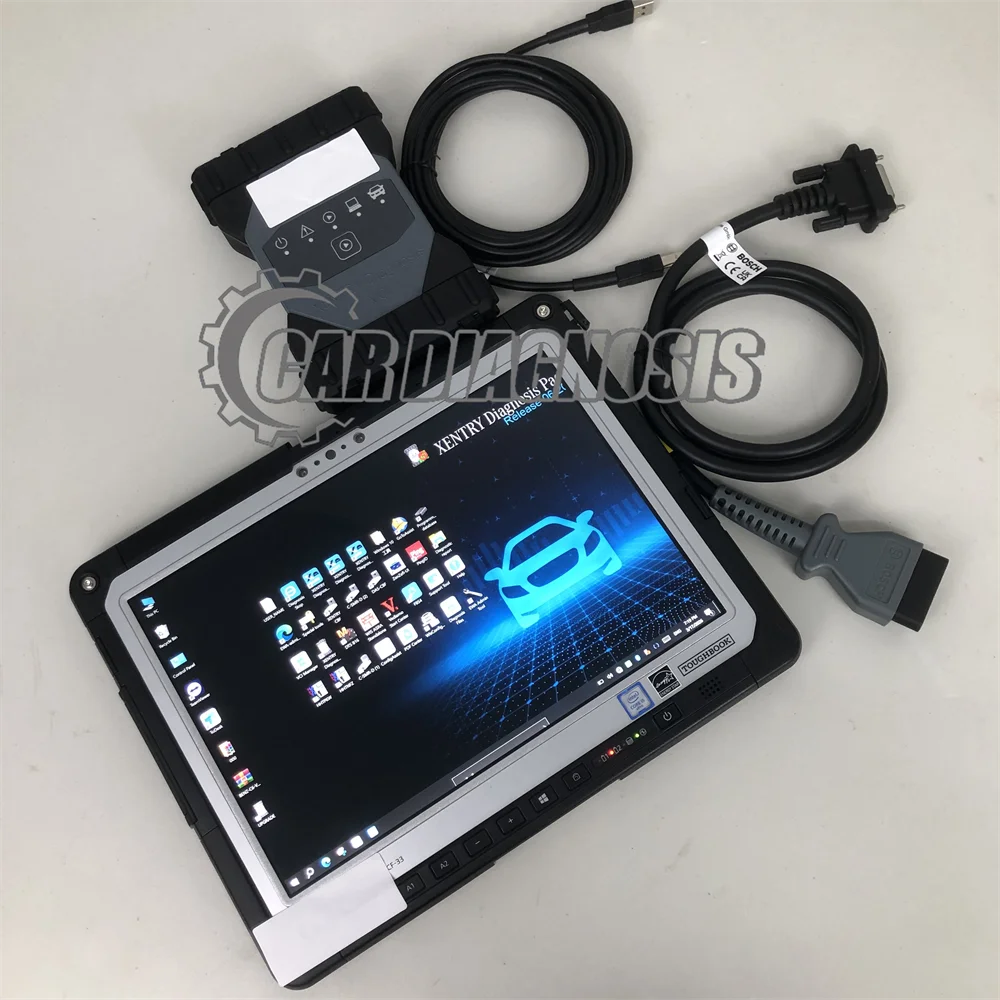 

good cf33 tablet with c6 diagnostic tool v2025 for benz car pk c4 c5 m6 xentry software diagnosis multiplexer