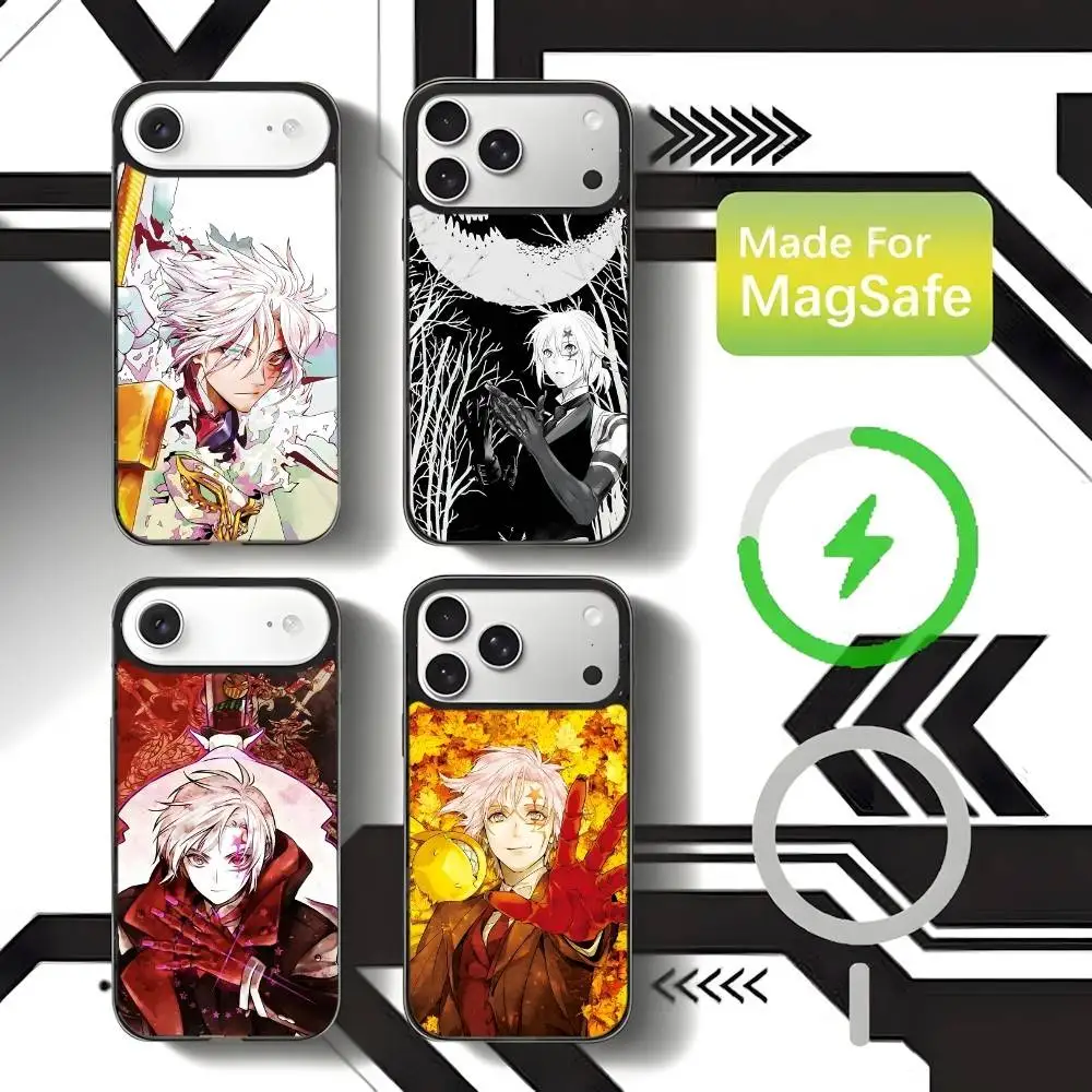 

D-D Gray Man Phone Case For iPhone 17,16,15,14,13,12,11,Pro,Max,Plus,Mini,SE4,E Magnetic Magsafe Wireless Charging