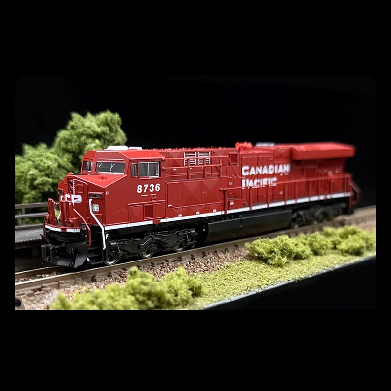 KATO Train Model 1/160N Scale 176-8945 GE Universal ES44AC Diesel Locomotive Rail Car CP Plus #8736 Model Toy Gift Collection