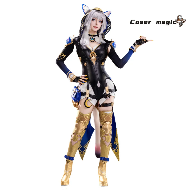 أزياء تشفير التأثيرية لعبة هونكاي: زي ستار ريل زي الهالوين كرنفال حفلة عيد الميلاد لعب الأدوار ملابس للنساء