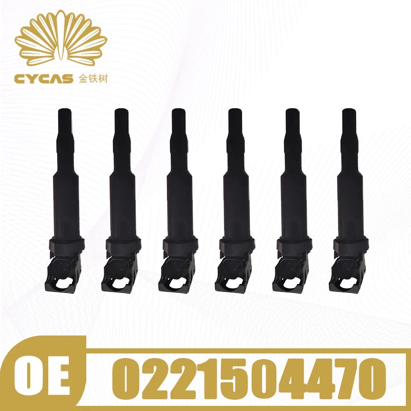 CYCAS Ignition Coil 0221504470 For BMW 1 3 5 6 7 Serie E87 E90 E60 F10 E63 E64 E84 E83 E70 F25 X3 X5 X6 Z4 525i 530i 535i 550i