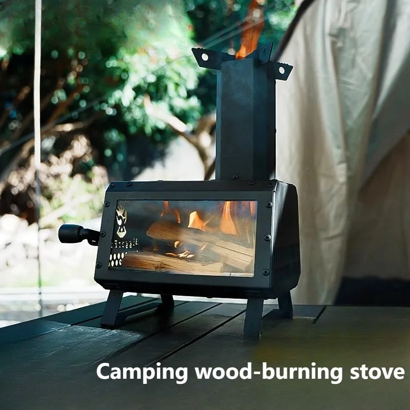 

Уличная огонь, дровяной нагреватель, портативная мини-семейная походная кухонная печь для выживания, путешествия, походы на природу, сад, пикник, кемпинг, пеший туризм
