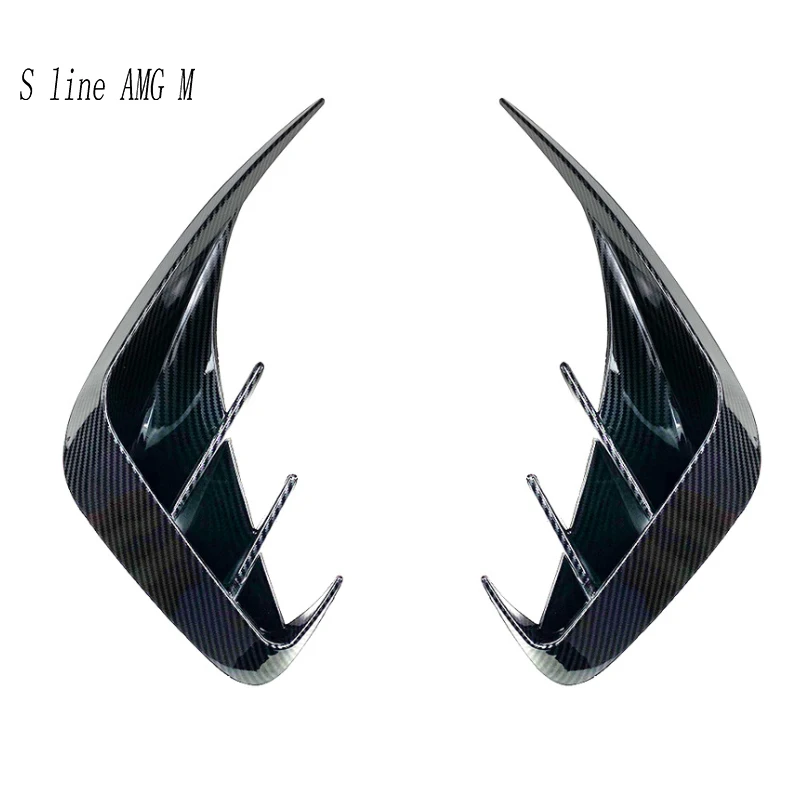 For BMW 3 series G20 For M Sport 2020-2022 Car Rear Bumper Air Vent Cover Trim Intake Frame Spoiler Splitter Sticker Accessories